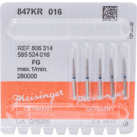 Diamanten 847KR, gyémántcsiszoló, kék, ISO 016, FG, 5 darab
