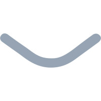 Composi-Tight® slick bands™ nach Tofflemire - Napa 50 db szürke, federhart, Right-Curve - SMT400H10-M