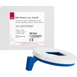 RWT® window x-ray® COLOR, 1 darab, Visierring blau, Anterior, 3 x 4 cm