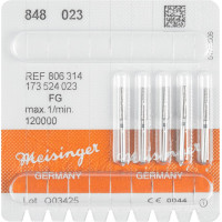 Diamanten 848, gyémántcsiszoló, kék, ISO 023, FG, 5 darab