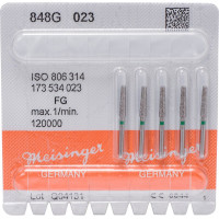 Diamanten 848, gyémántcsiszoló, zöld, ISO 023, FG, 5 darab