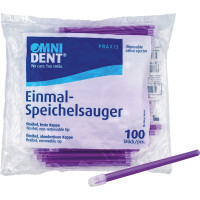 Omni Speichelsauger - 100 darabos csomag, lose Kappe lila - 11803