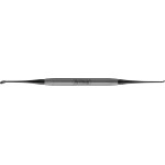 Chirurgische Küretten nach Molt - 1 db, Figur 2/4, Ø 7/3,5 mm, Griff Black Line - CM2/4X