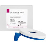 RWT® window x-ray® COLOR, 1 darab, Visierring blau, Anterior, 2 x 4 cm