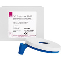 RWT® window x-ray® COLOR, 1 darab, Visierring blau, Anterior, 2 x 4 cm