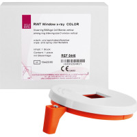 RWT® window x-ray® COLOR, 1 darab, Visierring orange, Bissflügel, 2 x 3 cm