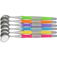 Crystal HD Mundspiegel Soft Grip - 12 darabos csomag, sortiert leuchtend, méret 4, Ø 22 mm - 50Z363-NEON