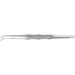 ERGOPERIO Mikropinzetten - 1 db, DE BAKEY Zahnung, gebogen, 175 mm - DX071R