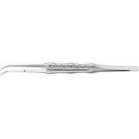 ERGOPERIO Mikropinzetten - 1 db, Tweezers, gebogen, 1 x 2 Zähne, 175 mm - DX081R