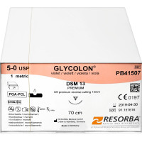 Glycolon® Monofil - 24 darabos csomag, , lila, 70 cm, DSM13, USP 5/0 - PB 41507