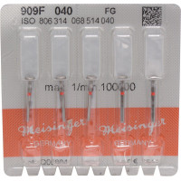Diamanten 909, gyémántcsiszoló, piros, ISO 040, FG, 5 darab