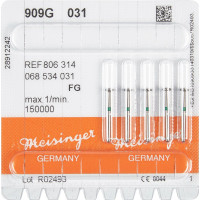 Diamanten 909, gyémántcsiszoló, zöld, ISO 031, FG, 5 darab