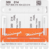 Diamanten 389, gyémántcsiszoló, kék, ISO 014, FGXL, 2 darab