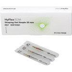 HyFlex™ EDM NiT-reszelősorozat, alakítókészlet, (ISO 010 Taper.05, ISO 025/~, ISO 025 Taper.12) 25 mm