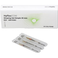 HyFlex™ EDM NiT-reszelősorozat, alakítókészlet, (ISO 010 Taper.05, ISO 025/~, ISO 025 Taper.12) 25 mm