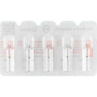 Diamanten 837KR, gyémántcsiszoló, zöld, ISO 012, FG, 5 darab Diamanten 837KR, gyémántcsiszoló, zöld, ISO 012, FG, 5 darab