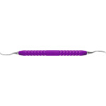 Ti Küretten Spezial Gracey - 1 db, Figur 11/12, mesial, Prämolaren, Molaren, doppelt gewinkelt, Titanspitzen, lila - 3301-11M
