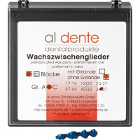 Wachs-Blöcke ohne Girlande Packung 25 darab, Größe B, 24-27