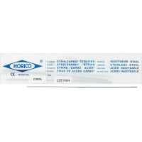 Stahlcarbo® Streifen - 12 darabos csomag, piros, einseitig, 3 mm breit, Stärke 0,09 mm - C303L