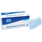 Omnimask Comfort - 50 darabos csomag, kék gumis rögzítéssel - 118860