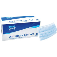 Omnimask Comfort - 50 darabos csomag, kék gumis rögzítéssel - 118860