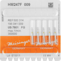 HM-Finierer 247, finírozó, sárga, ISO 009, FG, 5 darab