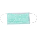 Monoart® Mundschutz Protection 3 - Box 50 db mit Gummizug, zöld - 217114