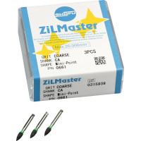 ZiLMaster Packung 3 Polierer Coarse CA, Minispitze