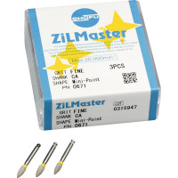 ZiLMaster Packung 3 Polierer Fine CA, Minispitze