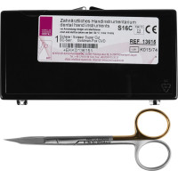 KKD® SuperCut Spezialschere nach Goldman Fox - 1 db, S-16c SC 13 cm, gebogen - 13615