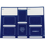 Röntgenfilm-karton, sötét, 100 darab