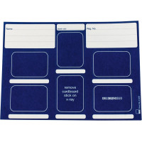 Röntgenfilm-karton, sötét, 100 darab