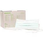 BARRIER® OP-Maske Special - Packung 60 Stück grün, Bindebänder, mit Formhalter