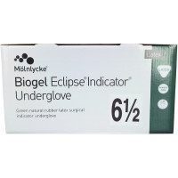 Biogel Eclipse® Indicator® Underglove - 50 darabos csomag, puderfrei, zöld, méret 6,5 - 73265