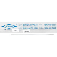 Stahlcarbo®-Streifen mit Lücke - 12 darabos csomag, mit Lücke, einseitig, 3 mm breit, Stärke 0,01 mm - 303L