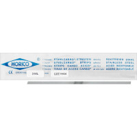 Stahlcarbo®-Streifen mit Lücke - 12 darabos csomag, mit Lücke, doppelseitig, 6 mm breit, Stärke 0,02 mm - 316L