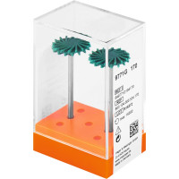 Diamantpolierer 9771 - Packung 2 Stück rot fein, HP, Figur Twist, 1,6 mm, ISO 260 - 803 104 000 514 260