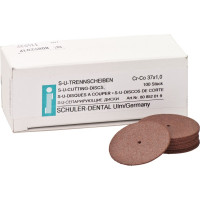 Szeparáló korongok (852), szereletlen ISO 370 barna, 1 mm, 100 darab