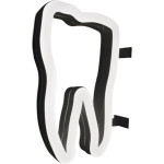 LED Leuchtzahn Outdoor, 1 darab, fehér