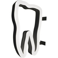 LED Leuchtzahn Outdoor, 1 darab, fehér