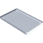ALUMINIUM TRAY - 1 db, Tray silber 28 x 18 cm, perforált - PN184450-1