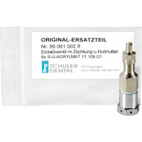 S-U-Acrylmat Einlassventile - Stück mit Dichtung und Hutmutter - 950610028
