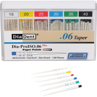 DiaDent® Dia-Pro papírcsúcs, Taper.06, ISO 015-040, 100 darab