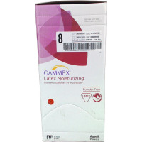 Gammex® Latex Moisturiser - csomag 50 Paar puderfrei, natur, méret 8 - 330049080
