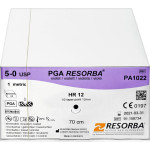 RESORBA® PGA - 24 darabos csomag, , lila, 70 cm, HR17, USP 5/0 - PAN1024