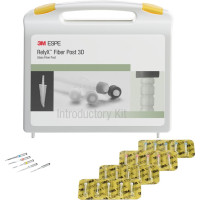 RelyX™ Fiber Post 3D - Intro Kit 20 Stifte (fehér, sárga, piros, kék), 5 Bohrer - 56957