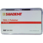 TEK-1 Polisher, gumi polírozó, barna, 50 darab