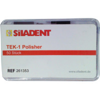 TEK-1 Polisher, gumi polírozó, barna, 50 darab