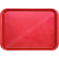 B-Lok Tray - Stück Tray 34 x 24,5 x 2,2 cm, ohne Einteilung rot - 20Z401M