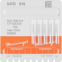 CE-gyémántcsiszoló, 847D, ISO 016, FG, 5 darab